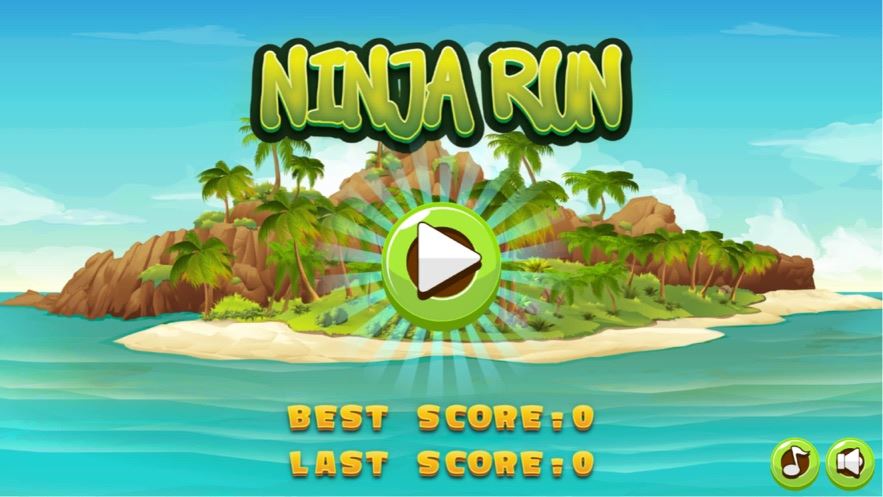 NINJA RUN POP app