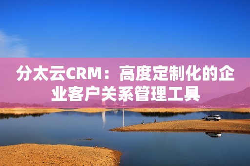 分太云CRM